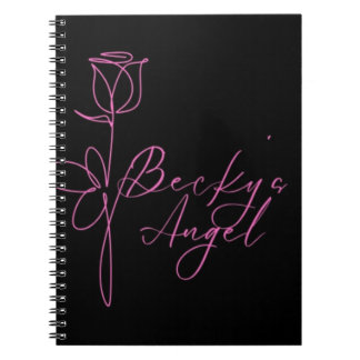 Becky's Angel Logo - Spiral Foto Notebook Notizblock