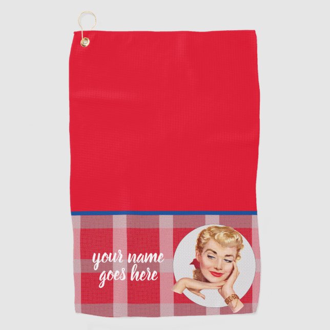 Becky's Golf Towel Golfhandtuch (Vorderseite)