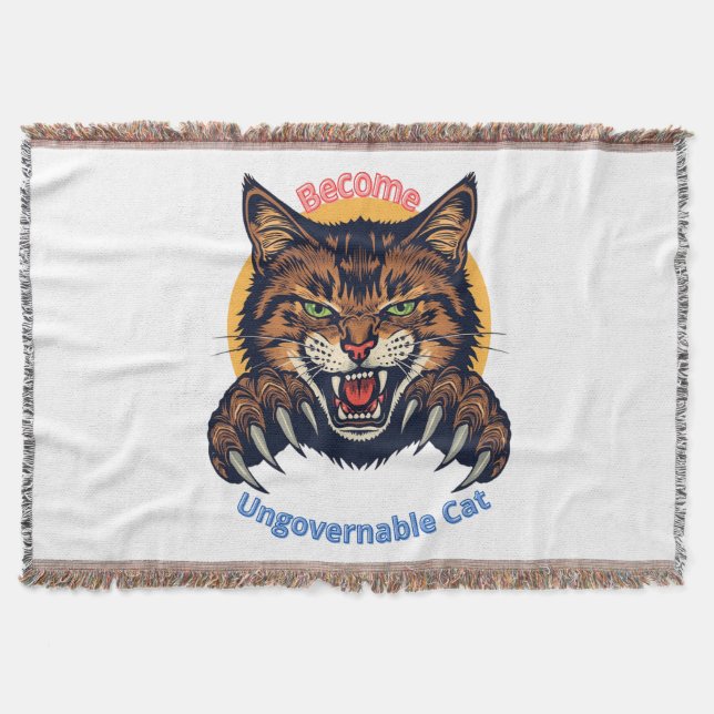 Become Ungovernable Cat Decke (Vorderseite)