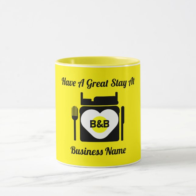 Bed and Breakfast Geschenke und Werbeaktion Kaffee Tasse (Zentrum)