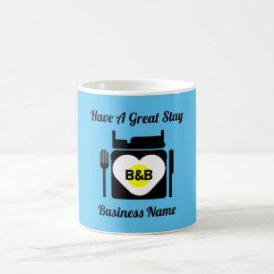 Bed and Breakfast Geschenke und Werbeaktion Kaffeetasse