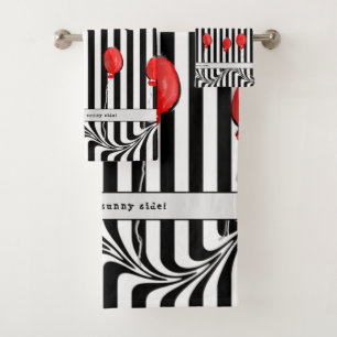 Bed & Breakfast Birthday avec coeurs, ballons et c