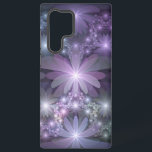 Bed of Blume Trendy Shiny Abstraktes Fraktal Kunst Samsung Galaxy Hülle<br><div class="desc">Die beeindruckende Fraktal-Kunst,  glänzende violette,  graue Fantasie-Blume. Einzigartiges Design für Ihre Samsung Galaxy S22 Ultra Gehäuse und mehr.</div>