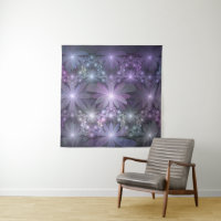 Bed of Blume Trendy Shiny Abstraktes Fraktal Kunst