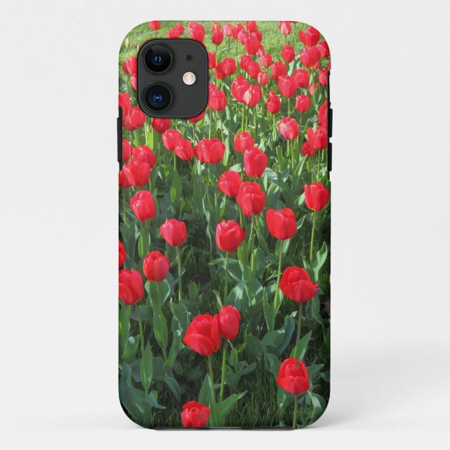 Bed of Red Tulips 01 Case-Mate iPhone Hülle (Rückseite)