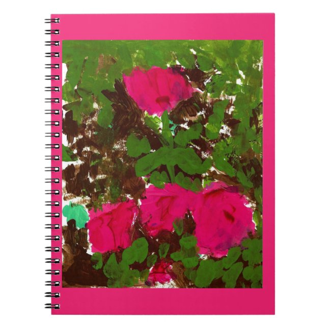 Bed of Roses Classic Notebook Notizblock (Vorderseite)