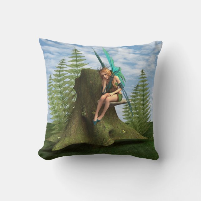 Bedachtungsvoll Fairy Kissen (Vorderseite)