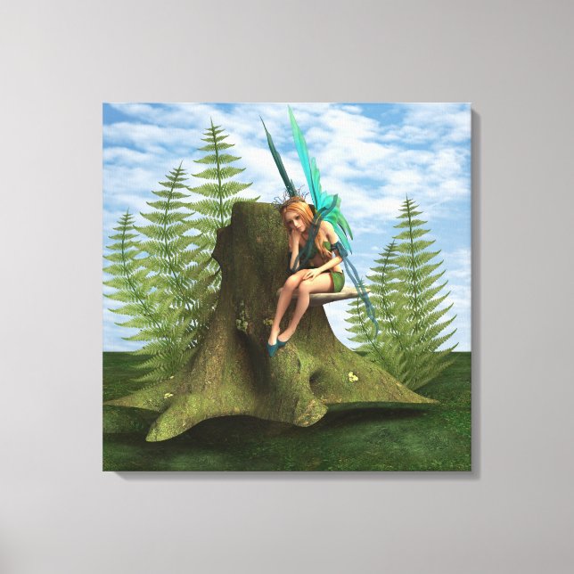 Bedachtungsvoll Fairy Leinwanddruck (Vorderseite)