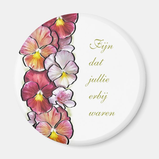 Bedankje magneet magnet (Vorne)