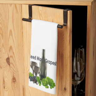 Bedarf an mehr Trauben Geschirrtuch