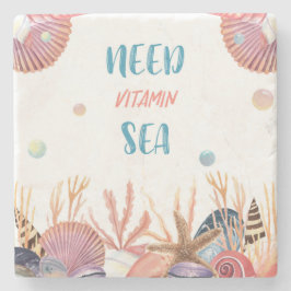 Bedarf an Vitamin Sea Steinuntersetzer
