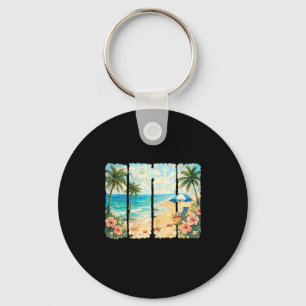 Bedarf ist Jesus und der Strand Sommer christliche Schlüsselanhänger