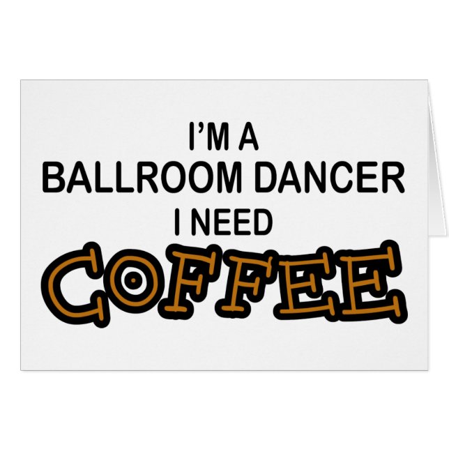 Bedarfs-Kaffee - Ballsaal-Tänzer (Vorderseite (Horizontal))