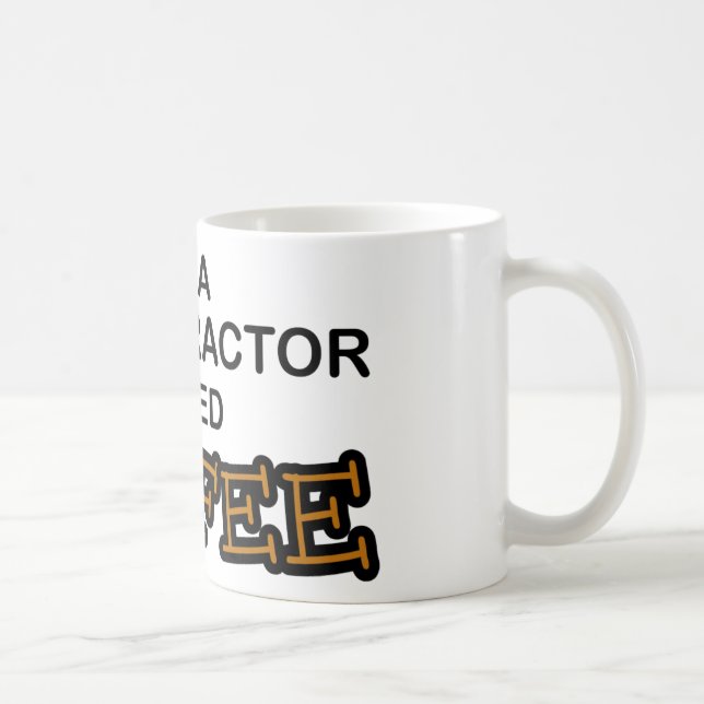 Bedarfs-Kaffee - Chiropraktor Kaffeetasse (Rechts)