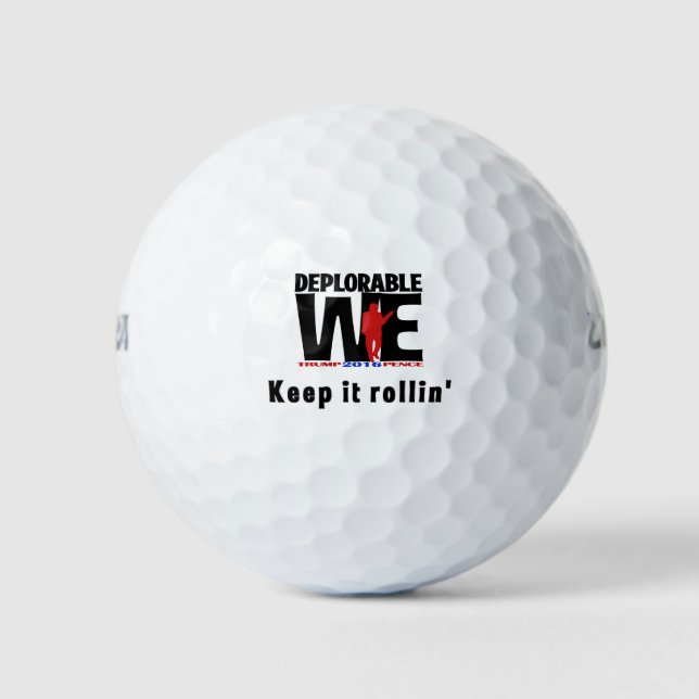 Bedauerlich Wir ermutigen Golfspieler Golfball (Vorderseite)