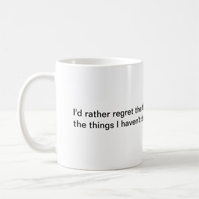 Bedauern Tasse (Links)