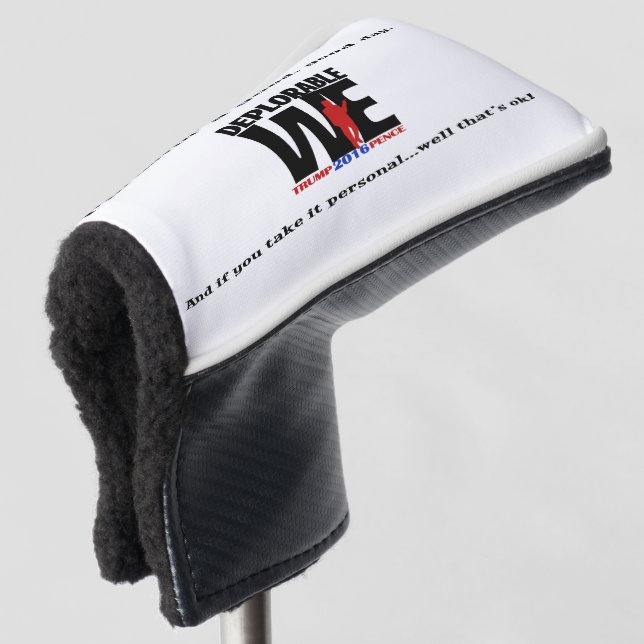 Bedauernswert wir Golfspieler Golf Headcover (3/4 Vorderseite)