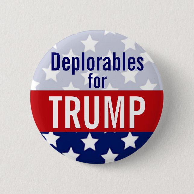 Bedauernswerte für Donald Trump 2016 Button (Vorderseite)
