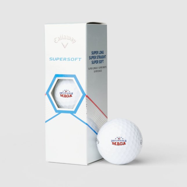 Bedauernswerte MAGA Golf Balls Golfball (Verpackung)