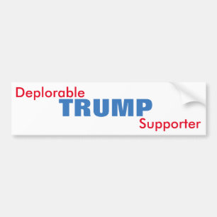 Bedauernswerter Trumpf-Anhänger Autoaufkleber