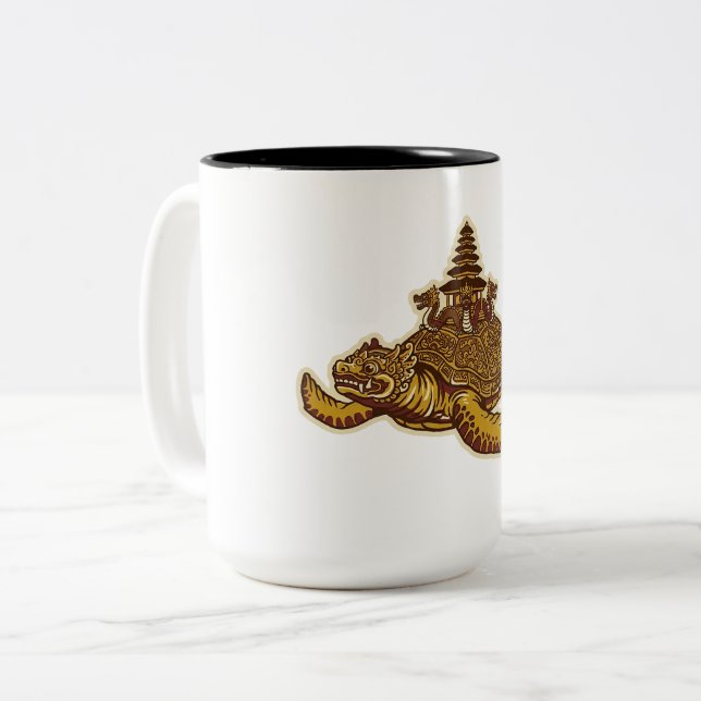 Bedawang Nala Zweifarbige Tasse (Vorderseite Links)