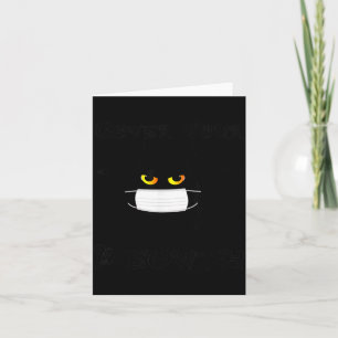 Bedecke Meowth Lustige Halloween-Schwarze-Katze-Ma Karte