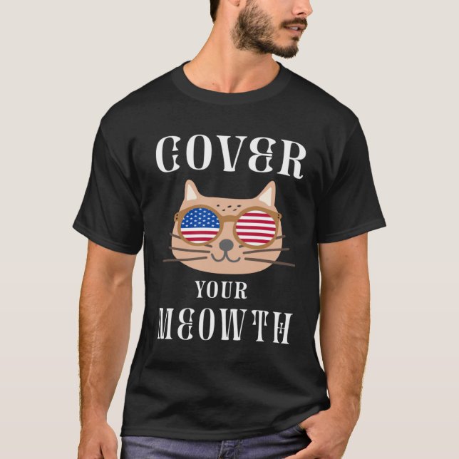 Bedecken Sie Ihre Mewith Niedlich Cat T-Shirt (Vorderseite)