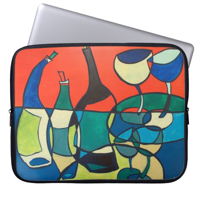 Bedecken Sie Ihren Computer im WEIN Laptopschutzhülle (Vorderseite)