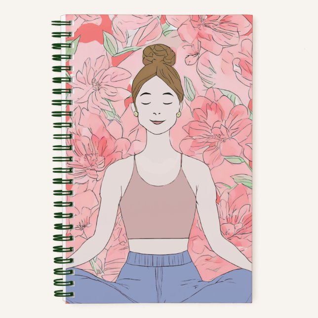Bedenklich florales Journal Notizbuch (Vorderseite)