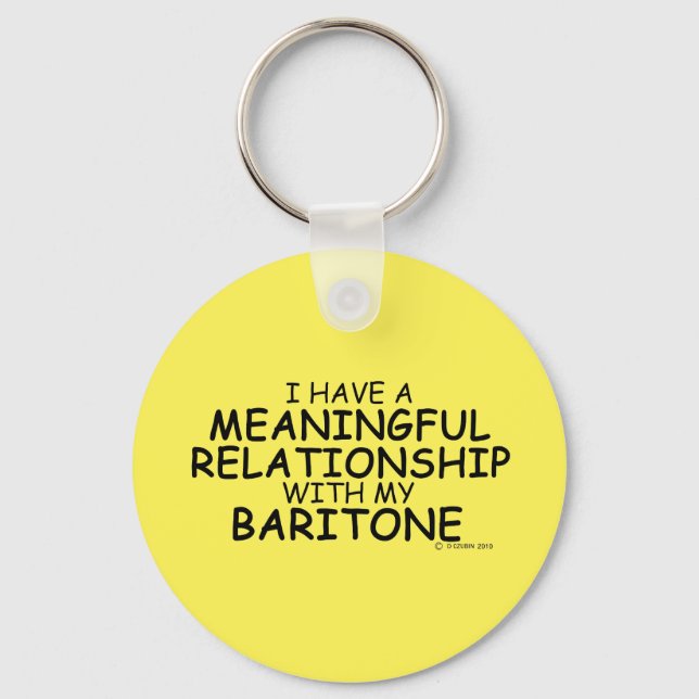 Bedeutende Beziehung Baritone Schlüsselanhänger (Vorderseite)