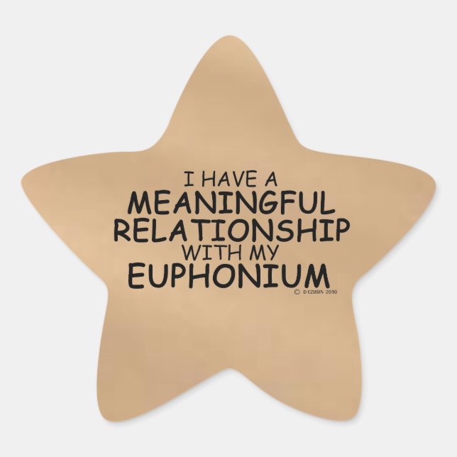 Bedeutende Beziehung Euphonium Star Sticker (Vorderseite)