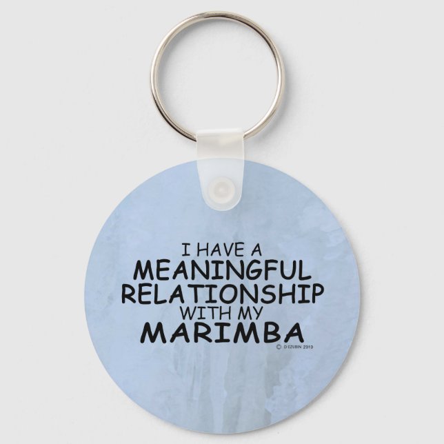 Bedeutende Beziehung Marimba Schlüsselanhänger (Vorderseite)