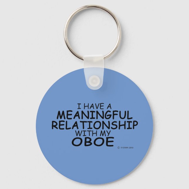 Bedeutende Beziehung Oboe Schlüsselanhänger (Vorderseite)