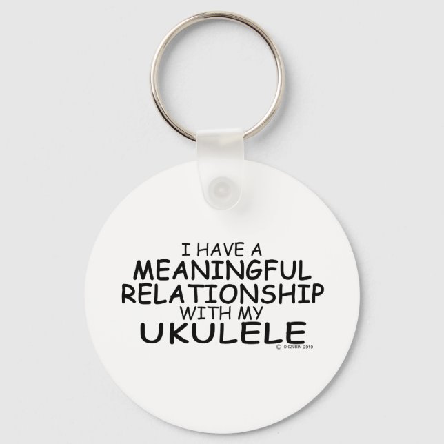 Bedeutende Beziehung Ukulele Schlüsselanhänger (Vorderseite)