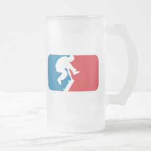 Bedeutende Liga-Skater Mattglas Bierglas