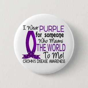 Bedeutet die Welt zu mir Crohns Krankheit Button