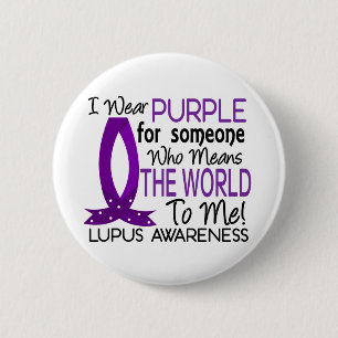 Bedeutet die Welt zu mir Lupus Button