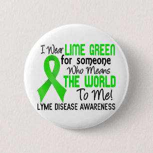 Bedeutet die Welt zu mir Lyme-Borreliose 2 Button