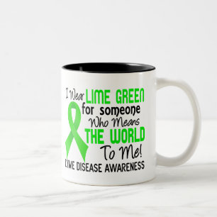 Bedeutet die Welt zu mir Lyme-Borreliose 2 Zweifarbige Tasse