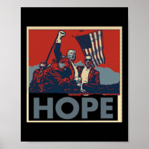 Bedeutet Hoffnung für Amerika. Wir werden Amerika  Poster