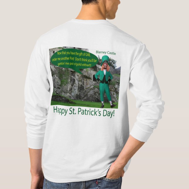 bedeutet langärmeliges Abschlagen. Alles Gute zum  T-Shirt (Rückseite)