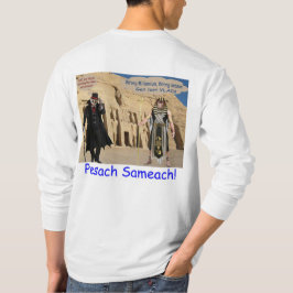 bedeutet langärmeliges Abschlagen. Happy Passover. T-Shirt