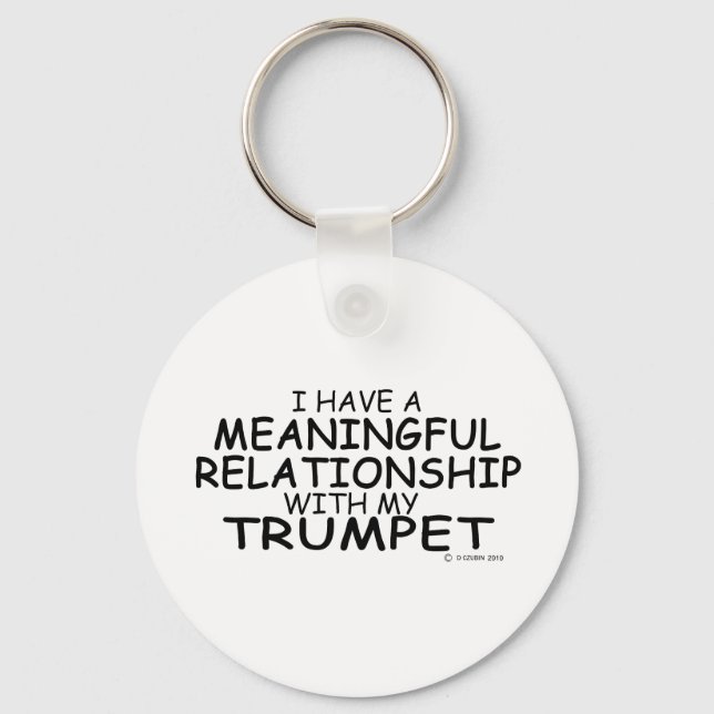 Bedeutsame Beziehung Trumpet Schlüsselanhänger (Vorderseite)