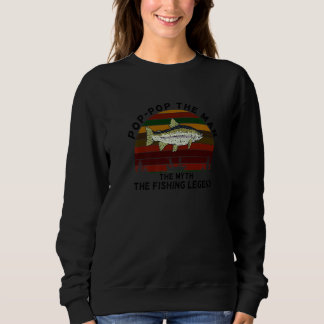 Bedeutsamer POP-POP Mann Mythos Legende Lachsangel Sweatshirt