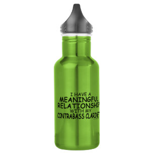 Bedeutung der Beziehung Kontrabass Klarinette Edelstahlflasche