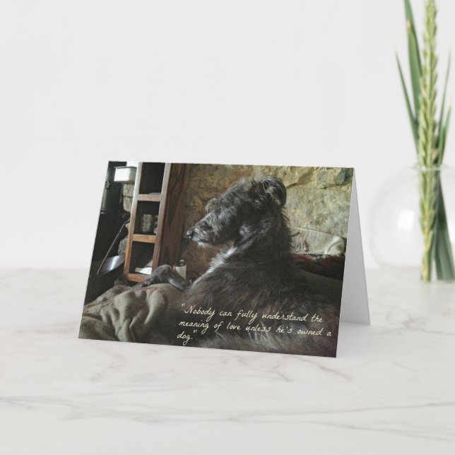 Bedeutung der Hundkarte für Lieben Karte (Vorderseite)