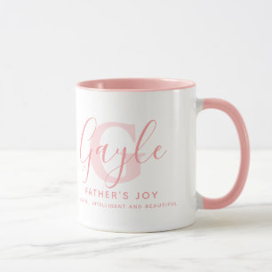 Bedeutung des Namens Gayle und Monogramm in zarter Tasse