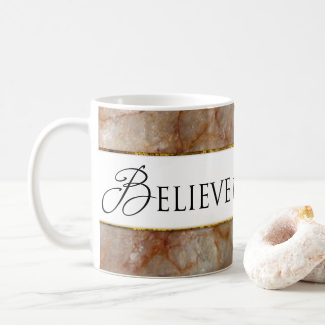 BEDEUTUNG IN SICH SELBST - MARBEL KAFFEETASSE (Mit Donut)