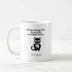 Bedeutung klar Perfekt interpungierte Phrase Gramm Kaffeetasse