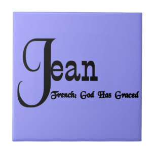Bedeutung von Jean (männlich) Fliese